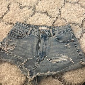 Light blue Pacsun jean shorts